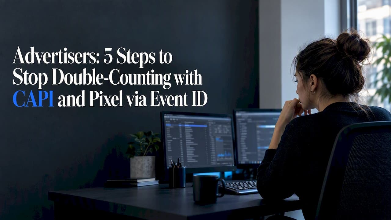 Advertisers: 5 Steps to Stop Double-Counting with CAPI and Pixel via Event ID