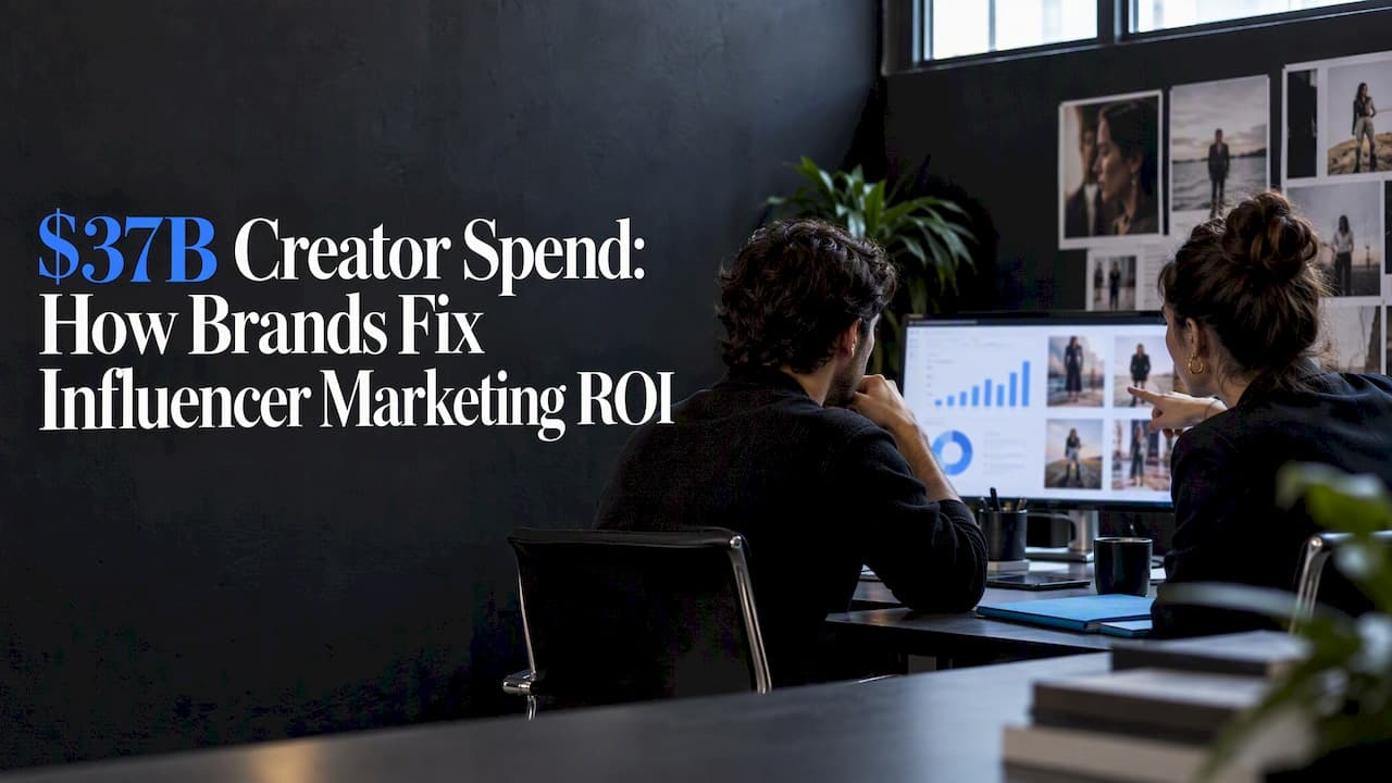 $37B Creator Spend: How Brands Fix Influencer Marketing ROI